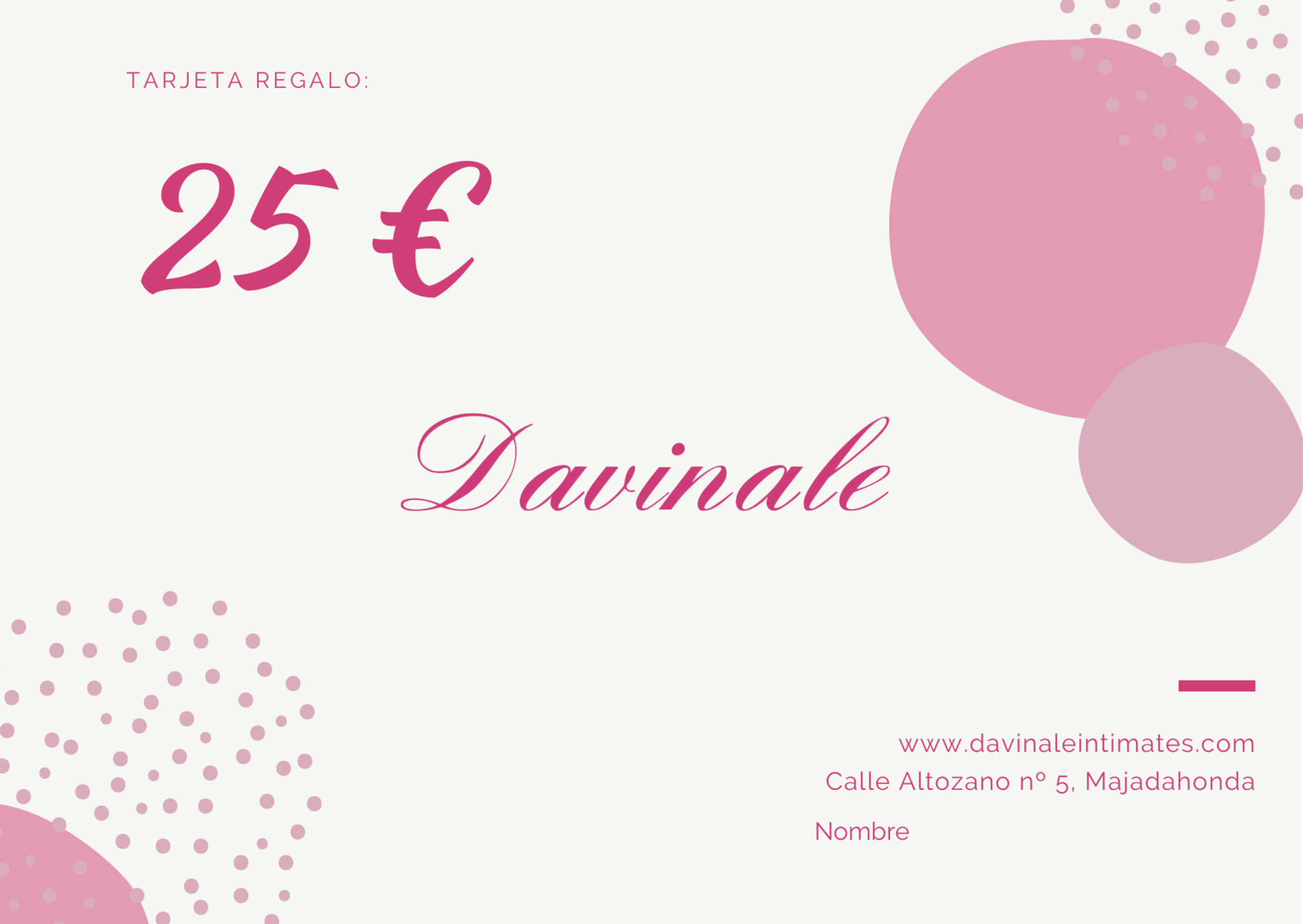 Tarjeta Regalo - 1